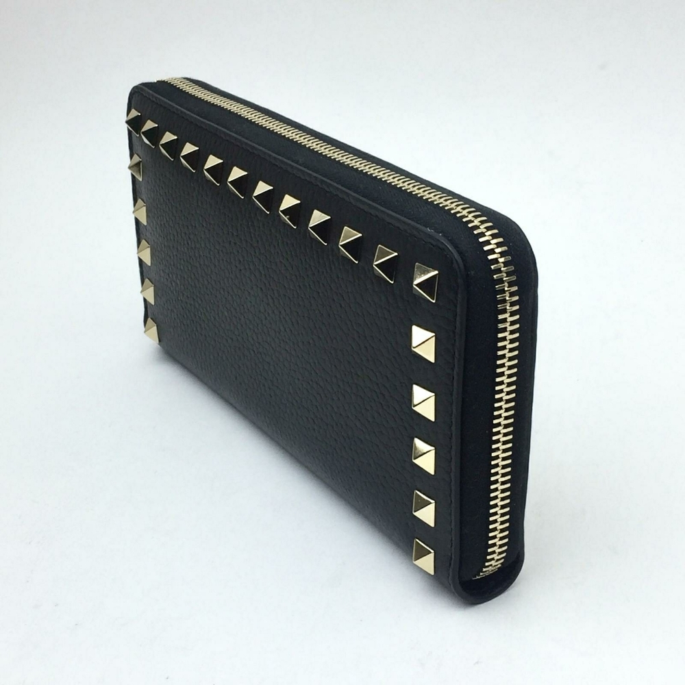 VALENTINO Rockstud Continental Leather wallet - Picture 3 of 13
